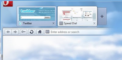 Opera browser screenshot