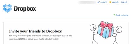 Bjud in någon till Dropbox och få extra utrymme båda två